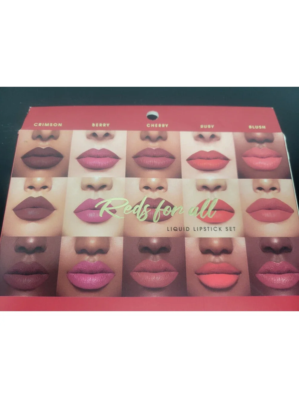 Michael Giordano Liquid Lipstick 5 Color Set 
